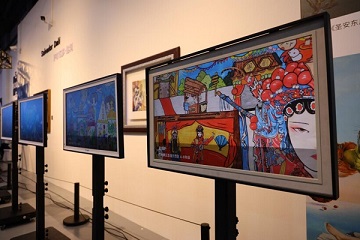 China and CEEC children exchange ideas on environmental protection in paintings