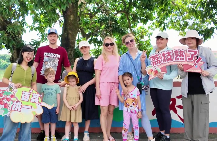Guests from around the world explore 120-year-old lychee trees in Nansha