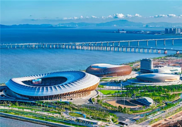 Seaside stadium debuts in Guangzhou with unrivalled ocean views