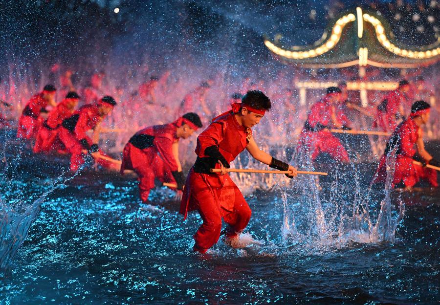 China's first cross-boundary National Games open with splendor, unity