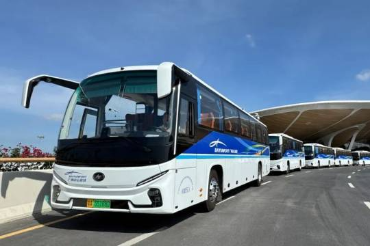 New sightseeing bus opens for Guangzhou airport T3