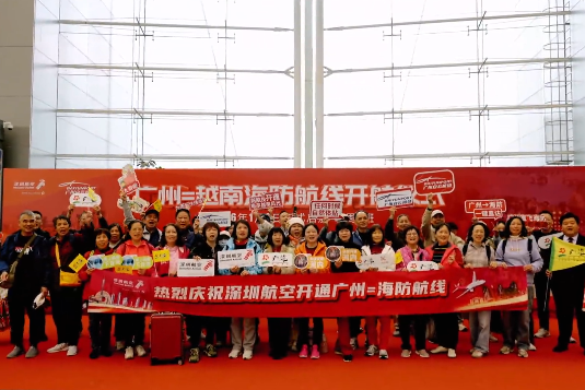 New direct flight links Guangzhou with Vietnam's Haiphong