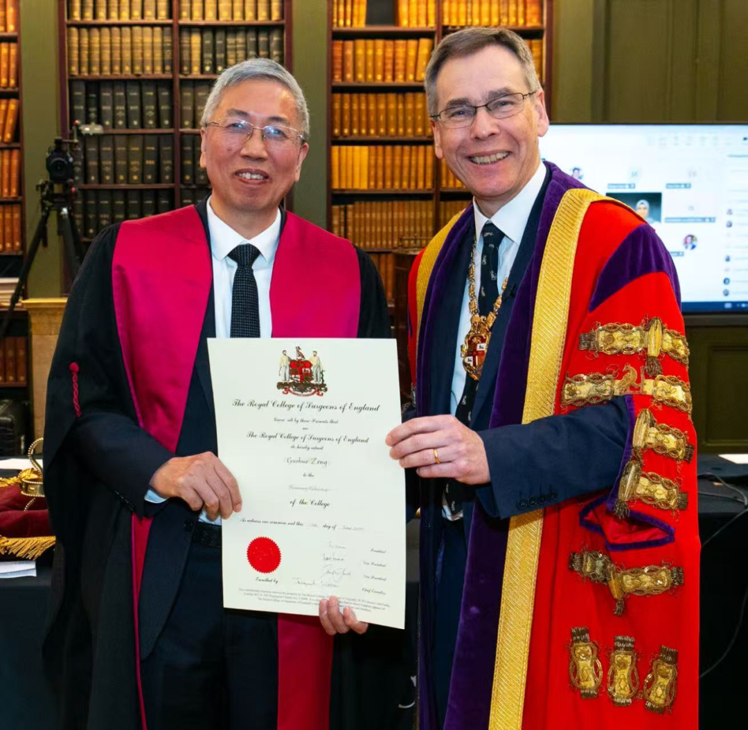 Chinese Urologist Zeng Guohua conferred prestigious Royal College of ...