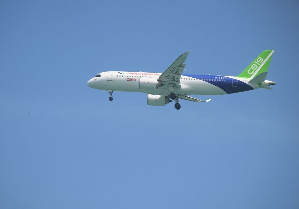 China's homegrown C919 aircraft to serve first international route